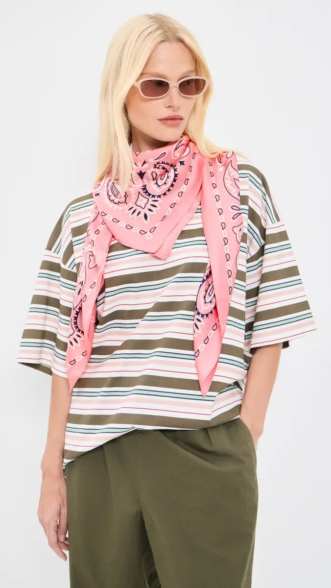 Madewell x Shopbop Oversized Silk Bandana | Thumbnail 3