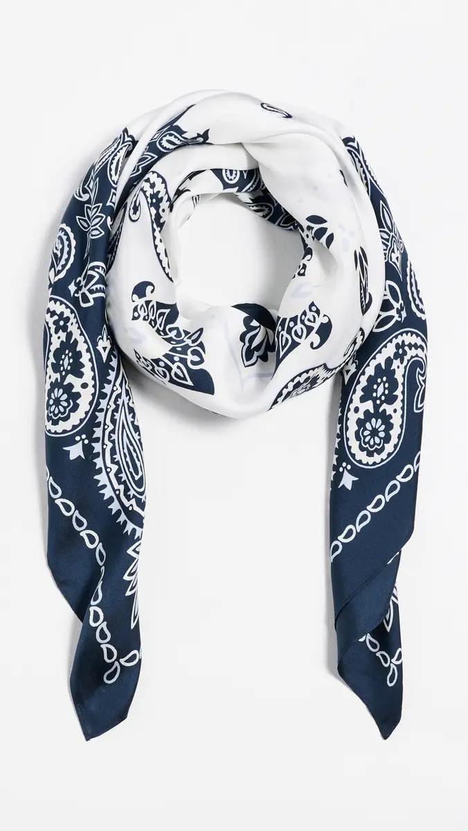 Madewell x Shopbop Oversized Silk Bandana | Thumbnail 2