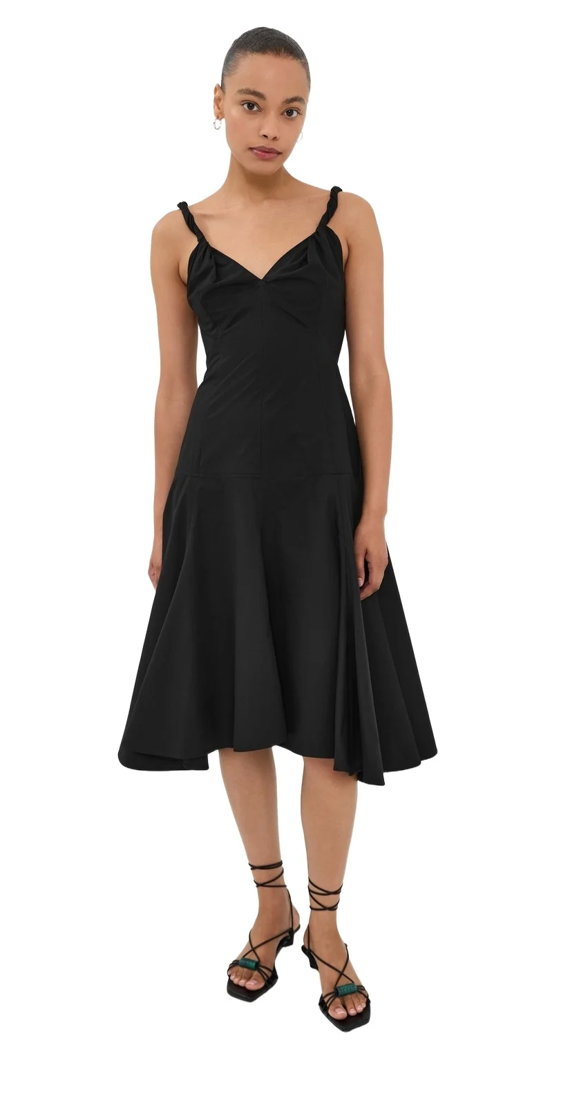 Proenza Schouler Leo Dress In Classic Cotton Shirting
