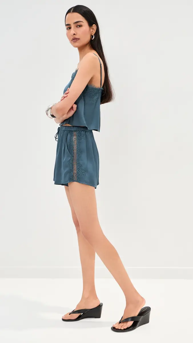 LE BOP Savannah Satin Shorts | Thumbnail 4 LE BOP Savannah Satin Shorts | Thumbnail 4