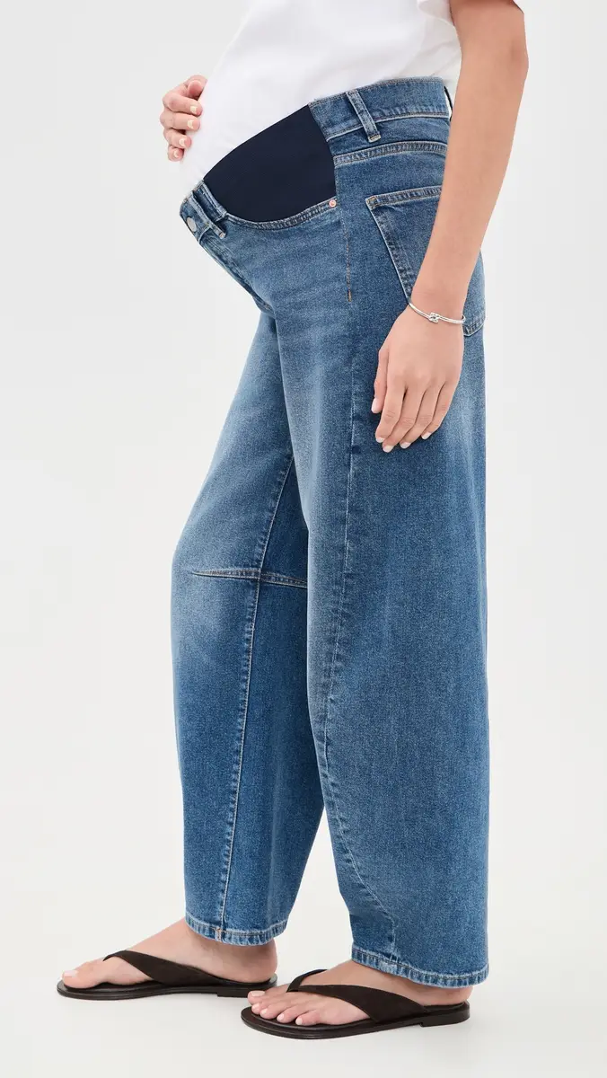 DL1961 x Bumpsuit Miro Barrel Maternity Jeans | Thumbnail 4
