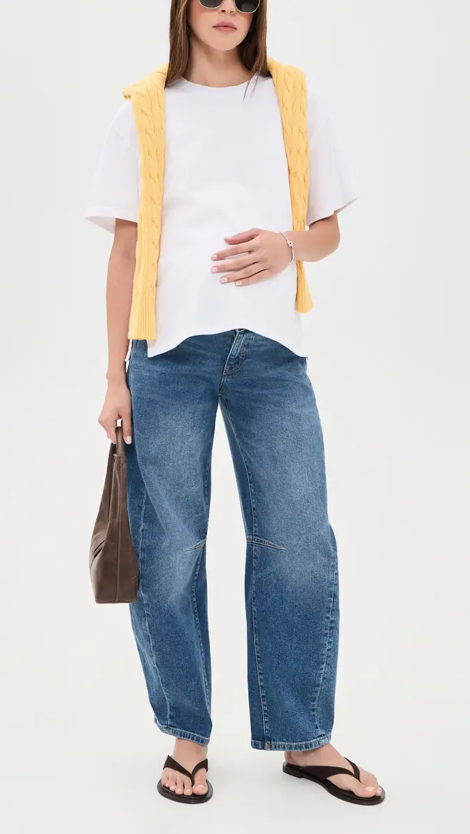 DL1961 x Bumpsuit Miro Barrel Maternity Jeans | Thumbnail 5