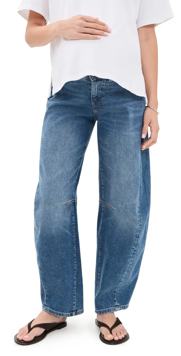 DL1961 x Bumpsuit Miro Barrel Maternity Jeans | Image 1 DL1961 x Bumpsuit Miro Barrel Maternity Jeans | Image 1