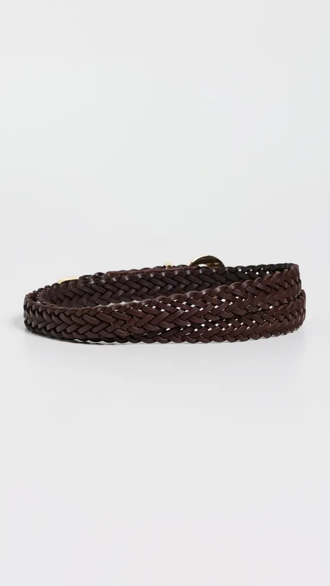 Madewell x Shopbop Woven Lucie Belt Chocolate Raisin | Thumbnail 4