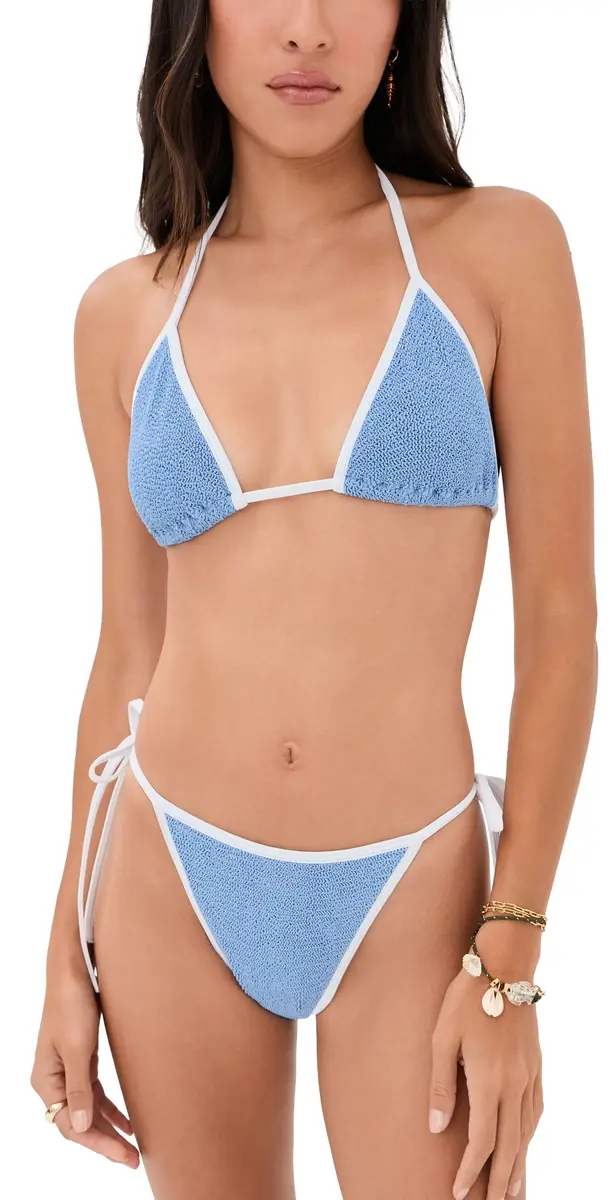 Hunza G Gina Bikini Set Corn Flower One Size | Image 1 Hunza G Gina Bikini Set Corn Flower One Size | Image 1