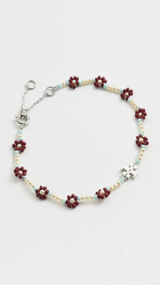 Tory Burch Beaded Flower Bracelet | Thumbnail 2