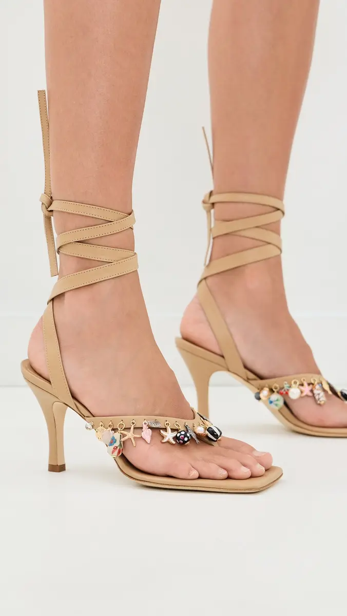 Christopher Esber Memento Charm Flip Flop Heels | Thumbnail 4 Christopher Esber Memento Charm Flip Flop Heels | Thumbnail 4