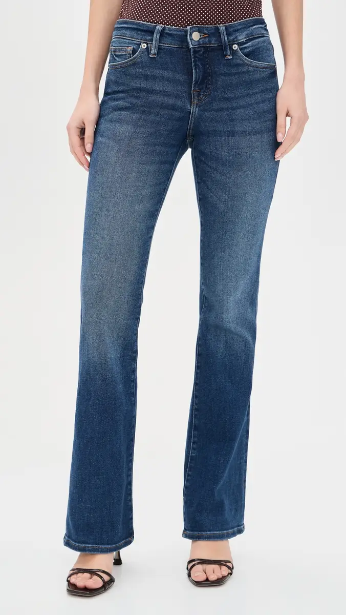 Good American Good Low Rise Bootcut Jeans Indigo1218 | Thumbnail 2