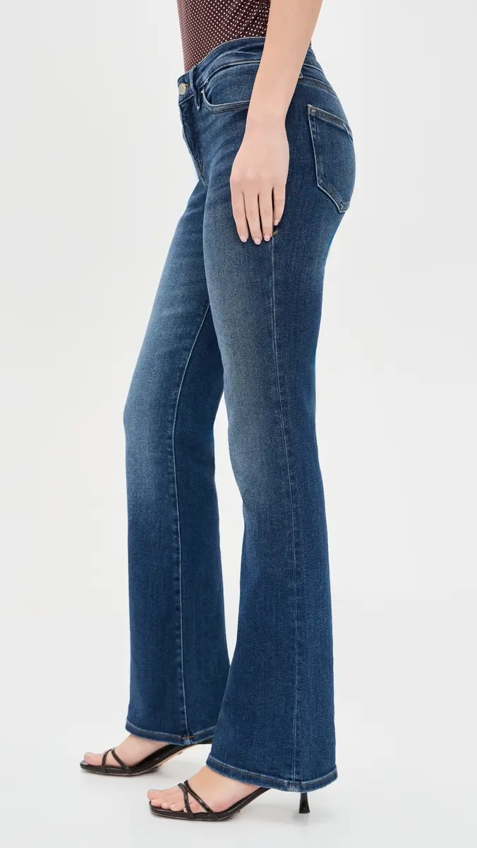 Good American Good Low Rise Bootcut Jeans Indigo1218 | Thumbnail 4