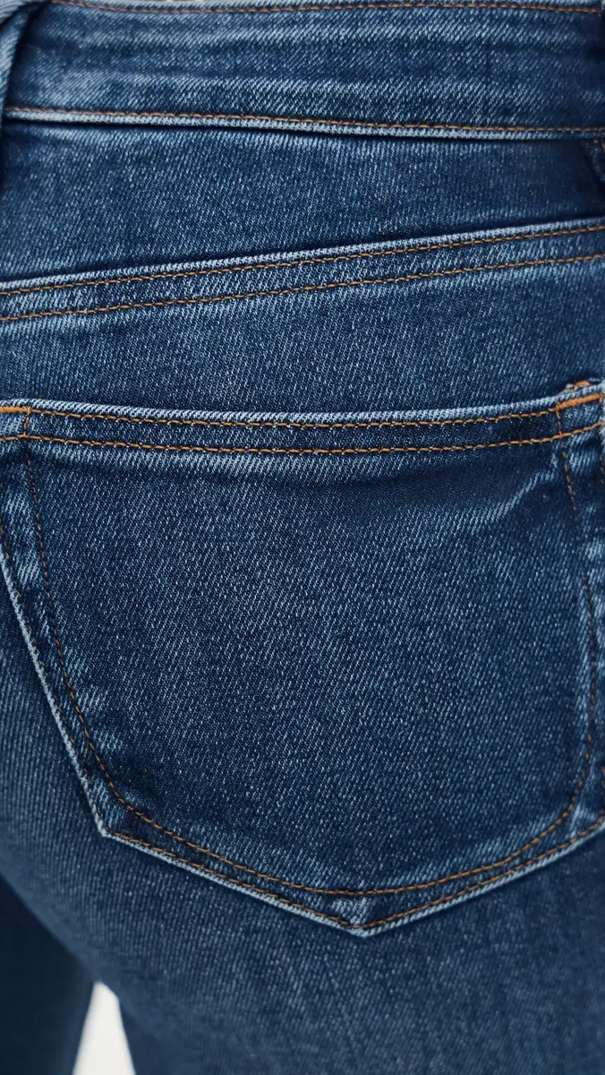 Good American Good Low Rise Bootcut Jeans Indigo1218 | Thumbnail 6
