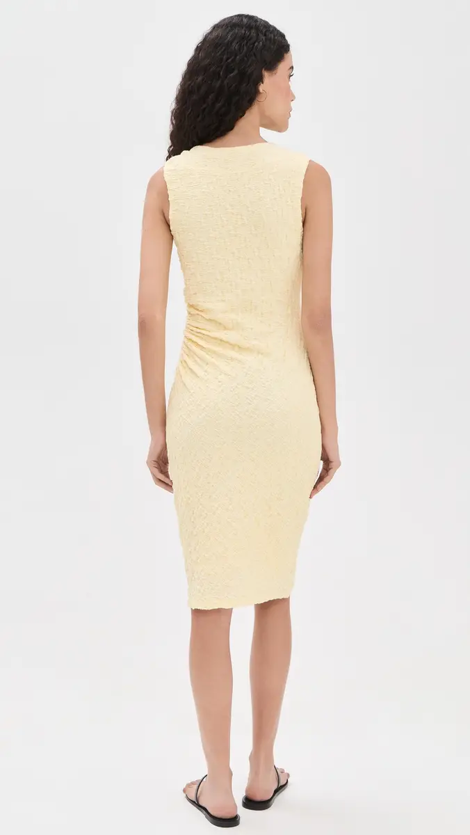 Vince Sleeveless Side Drape Dress | Thumbnail 3