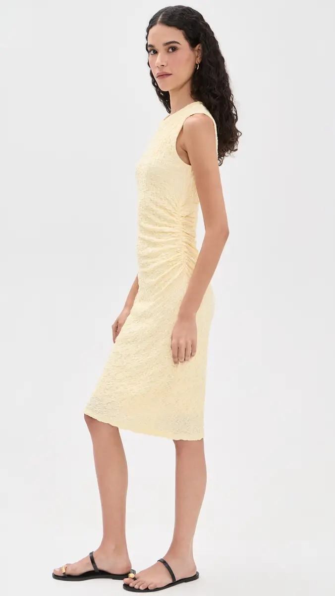 Vince Sleeveless Side Drape Dress | Thumbnail 4