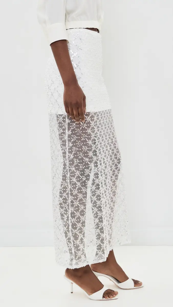 endless rose Embellished Mesh Maxi Skirt | Thumbnail 4 endless rose Embellished Mesh Maxi Skirt | Thumbnail 4
