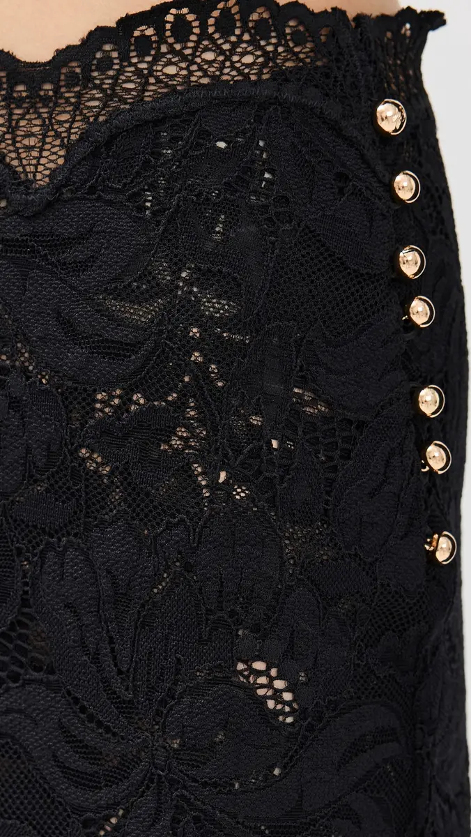 Rabanne Midi Skirt In Lace Black | Thumbnail 6 Rabanne Midi Skirt In Lace Black | Thumbnail 6