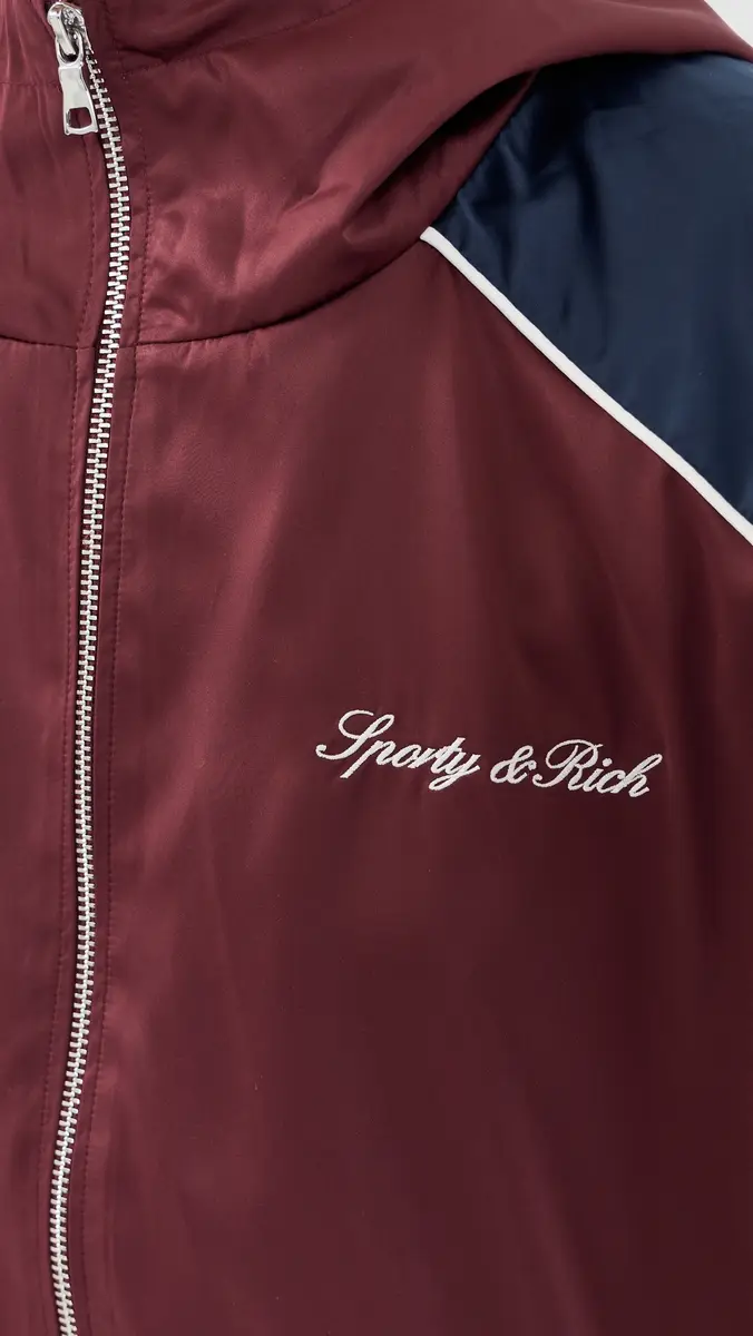 Sporty & Rich Signature Logo Gym Jacket | Thumbnail 6