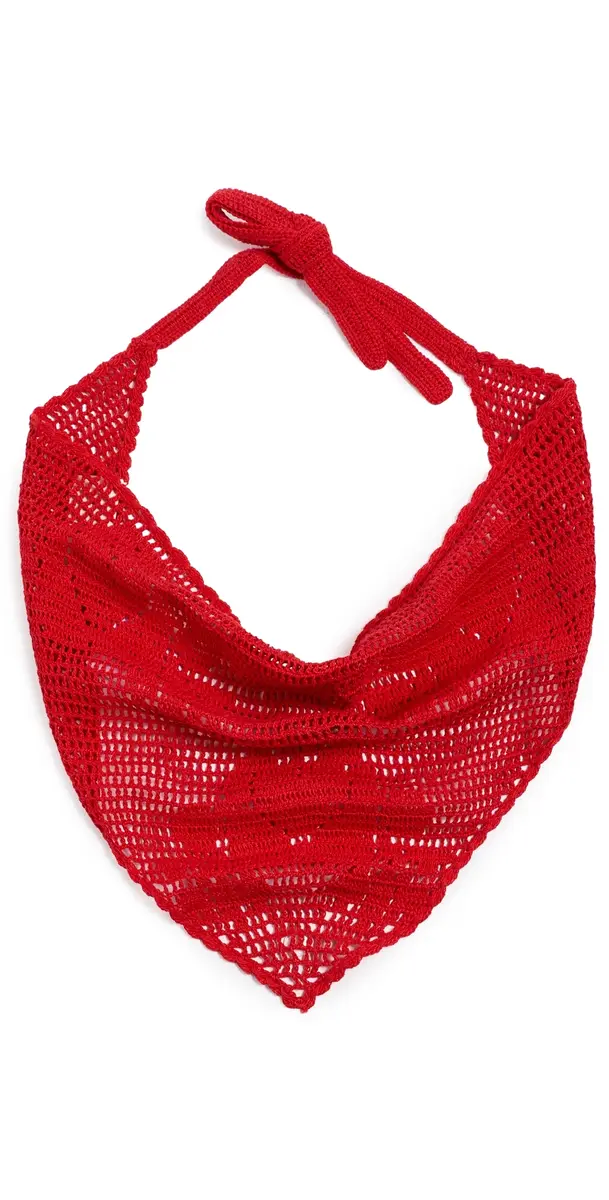 Loeffler Randall Viv Bandana Red One Size | Image 1 Loeffler Randall Viv Bandana Red One Size | Image 1