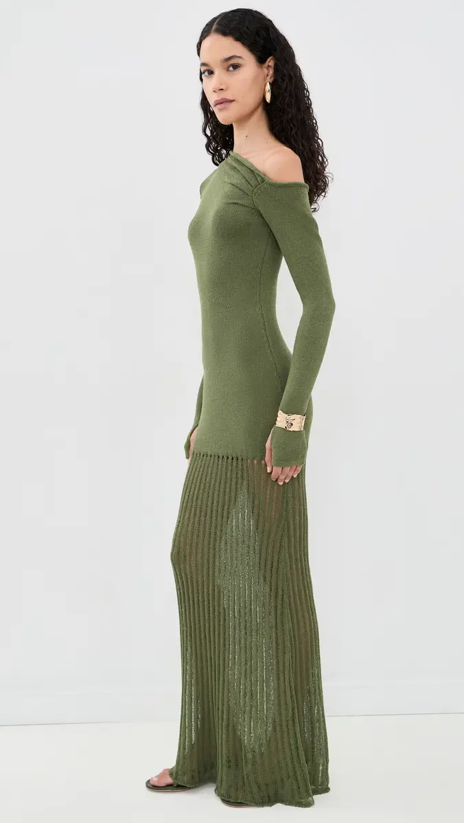 SEVEN WONDERS Greta One Shoulder Knit Maxi Dress | Thumbnail 4 SEVEN WONDERS Greta One Shoulder Knit Maxi Dress | Thumbnail 4