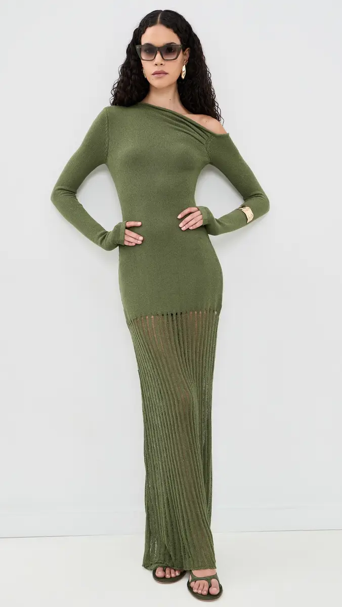 SEVEN WONDERS Greta One Shoulder Knit Maxi Dress | Thumbnail 5 SEVEN WONDERS Greta One Shoulder Knit Maxi Dress | Thumbnail 5