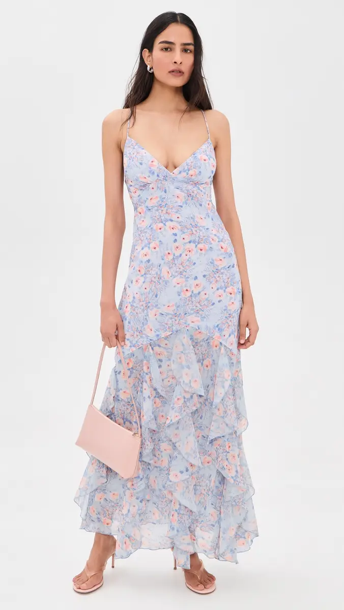 For Love & Lemons Elea Maxi Dress | Thumbnail 2