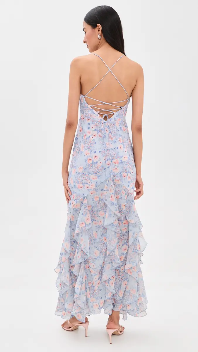 For Love & Lemons Elea Maxi Dress | Thumbnail 3