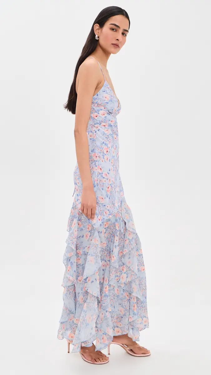 For Love & Lemons Elea Maxi Dress | Thumbnail 4
