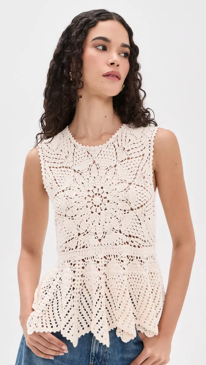 Ulla Johnson Cora Crochet Top | Thumbnail 2 Ulla Johnson Cora Crochet Top | Thumbnail 2