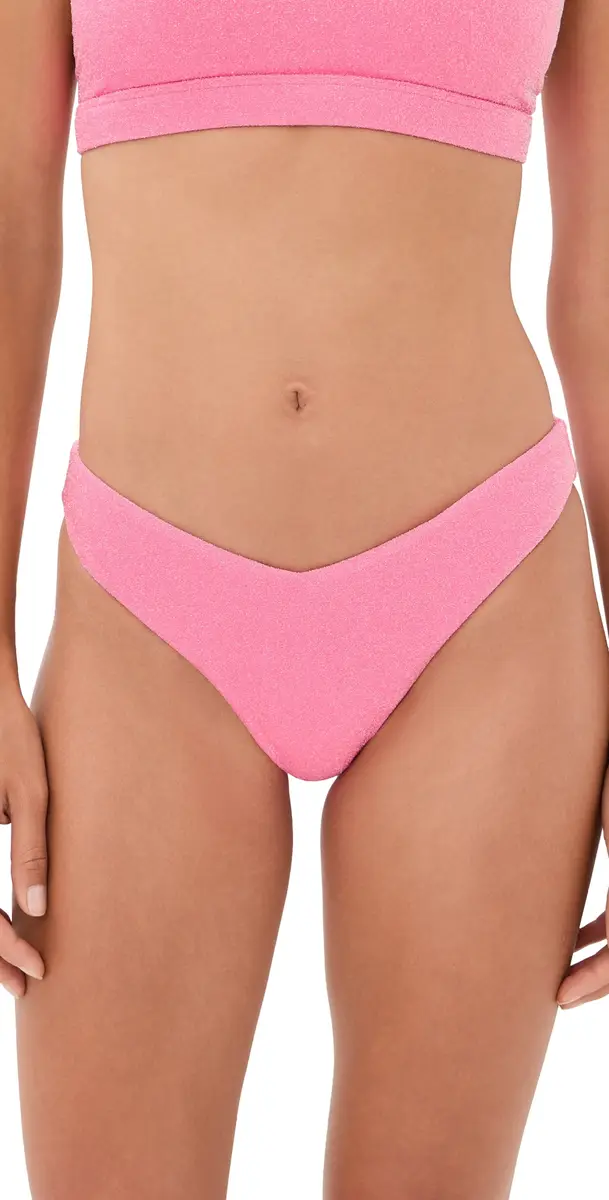 BEACH RIOT Vanessa Bikini Bottoms Shoreline Pink Shine L | Image 1 BEACH RIOT Vanessa Bikini Bottoms Shoreline Pink Shine L | Image 1