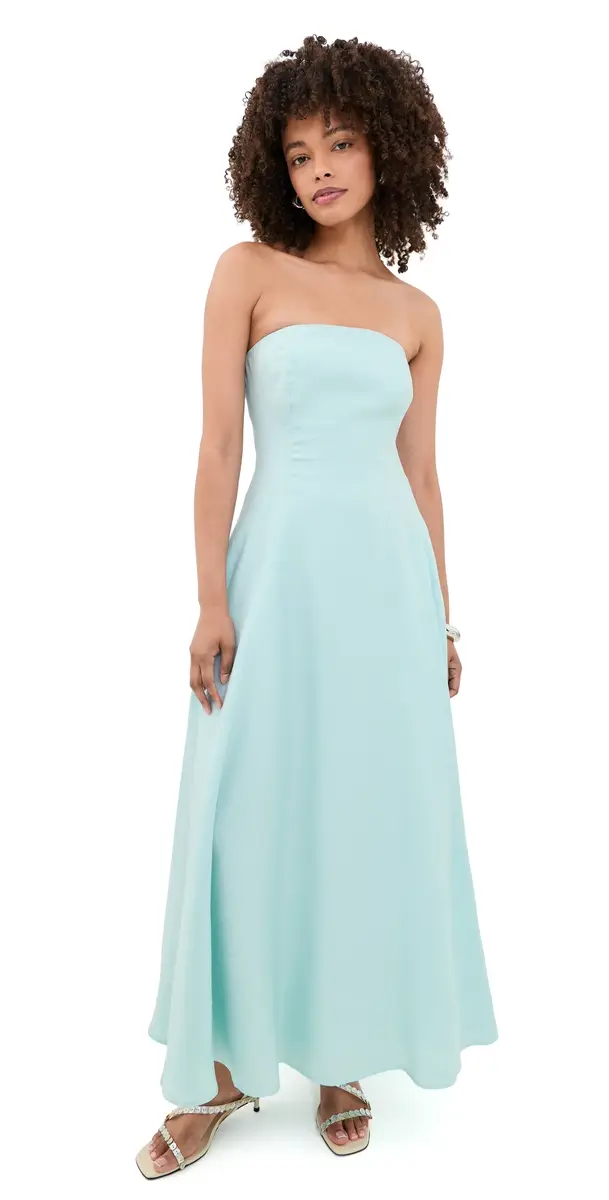 Favorite Daughter The Favorite Linen Dress Aqua 8 | Image 1 Favorite Daughter The Favorite Linen Dress Aqua 8 | Image 1