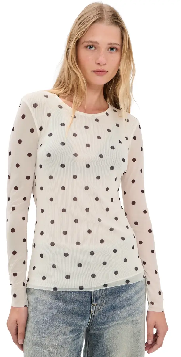 Baum und Pferdgarten Jodie Top Egret Creme Dot L | Image 1 Baum und Pferdgarten Jodie Top Egret Creme Dot L | Image 1