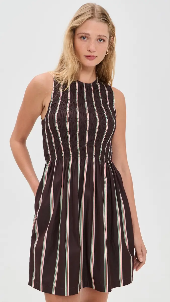 Madewell x Shopbop The Melody Smocked Mini Dress | Thumbnail 2 Madewell x Shopbop The Melody Smocked Mini Dress | Thumbnail 2