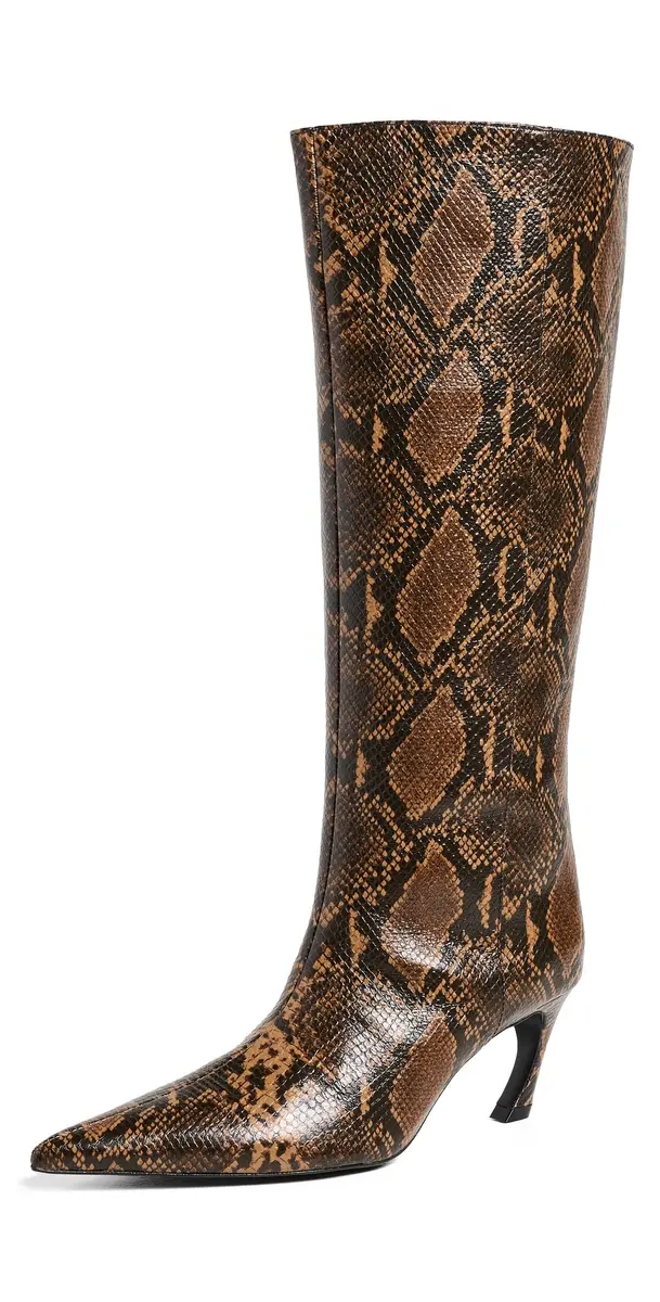 Schutz Lexi Mid Boots Pecan Brown | Image 1 Schutz Lexi Mid Boots Pecan Brown | Image 1