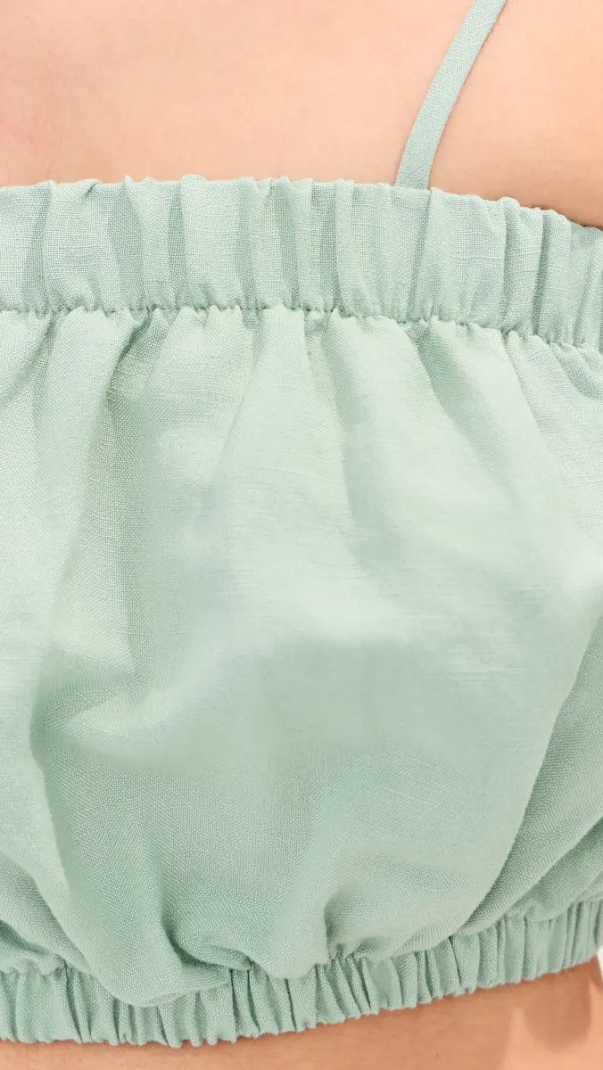 LE BOP Camile Linen Cropped Top | Thumbnail 6 LE BOP Camile Linen Cropped Top | Thumbnail 6