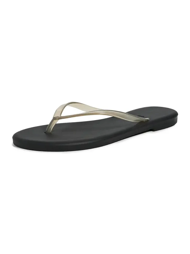 TKEES Aqua Jelly Flip Flops