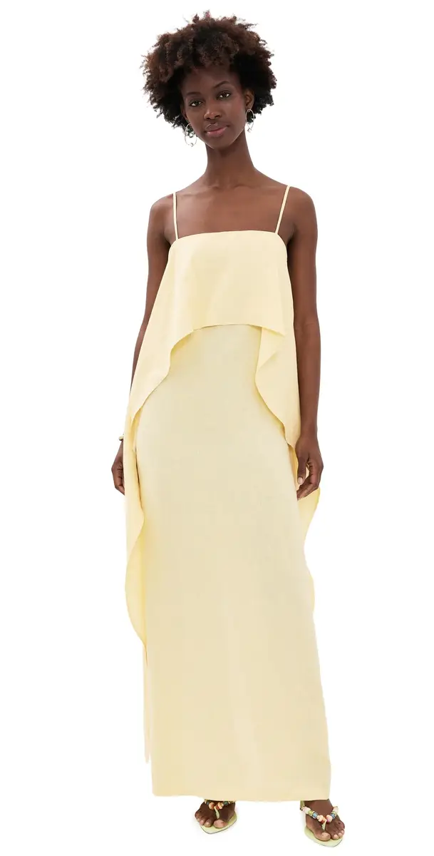 Staud Valencia Linen Dress | Image 1 Staud Valencia Linen Dress | Image 1