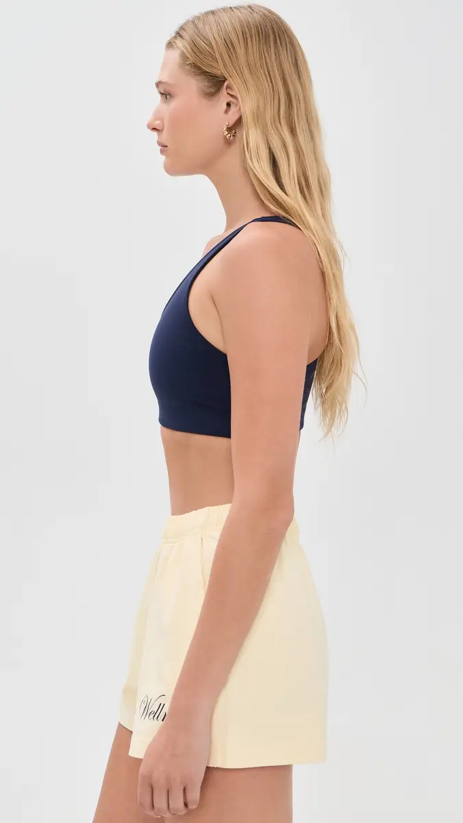 Sporty & Rich Signature Logo Sports Bra | Thumbnail 4 Sporty & Rich Signature Logo Sports Bra | Thumbnail 4