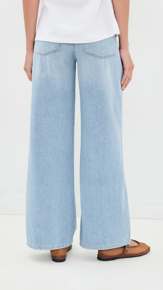DL1961 x Bumpsuit Hepburn Wide Leg Maternity Jeans | Thumbnail 3 DL1961 x Bumpsuit Hepburn Wide Leg Maternity Jeans | Thumbnail 3