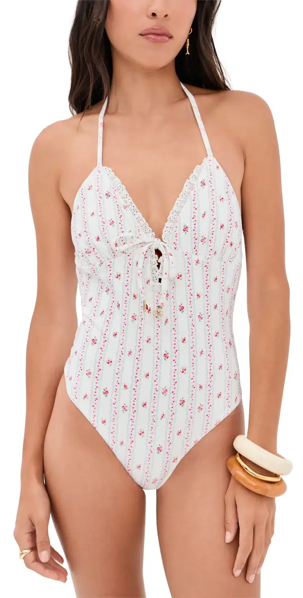 LoveShackFancy Nolanne One Piece | Image 1 LoveShackFancy Nolanne One Piece | Image 1
