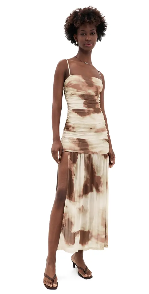 MADISON THE LABEL Aitana Maxi Dress Smoke | Image 1 MADISON THE LABEL Aitana Maxi Dress Smoke | Image 1