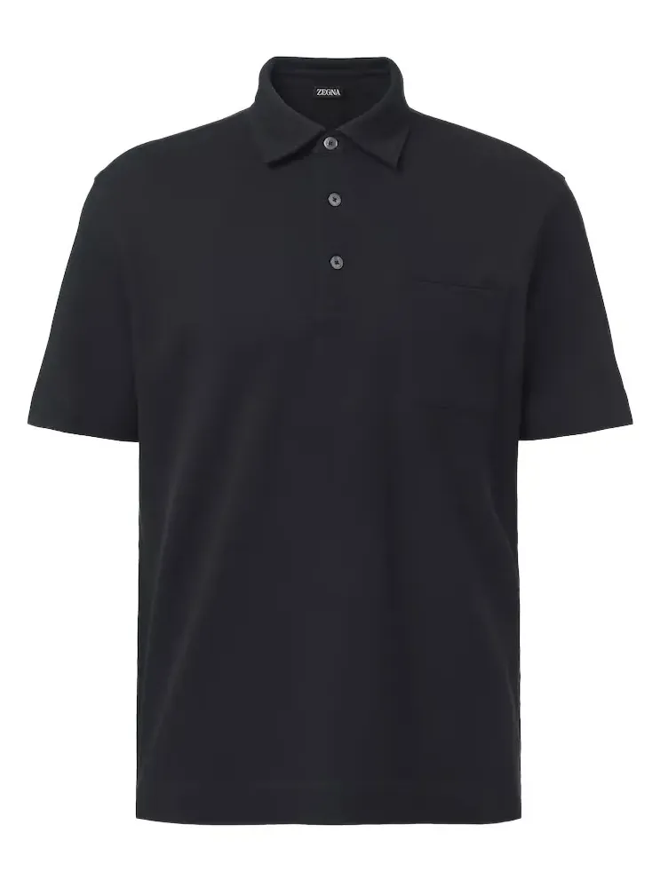 Cotton piqué polo shirt Cotton piqué polo shirt