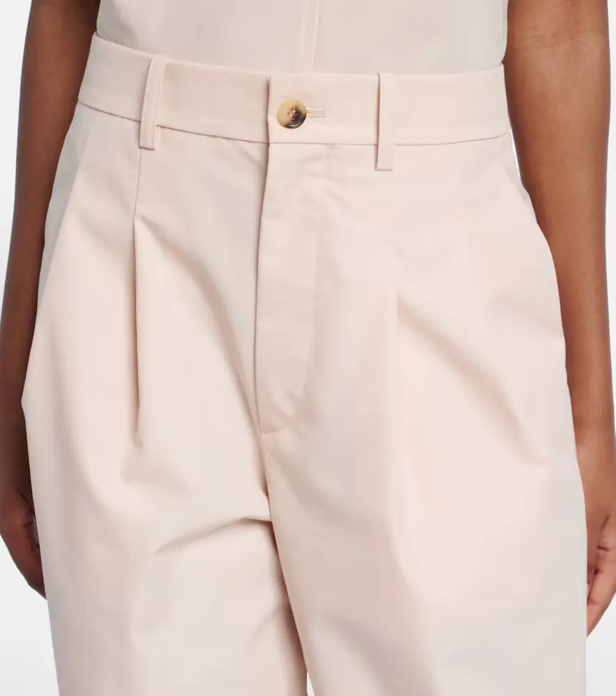 Wardrobe.NYC Wardrobe. NYC Pleated cotton-blend wide-leg pants | Thumbnail 2 Wardrobe.NYC Wardrobe. NYC Pleated cotton-blend wide-leg pants | Thumbnail 2