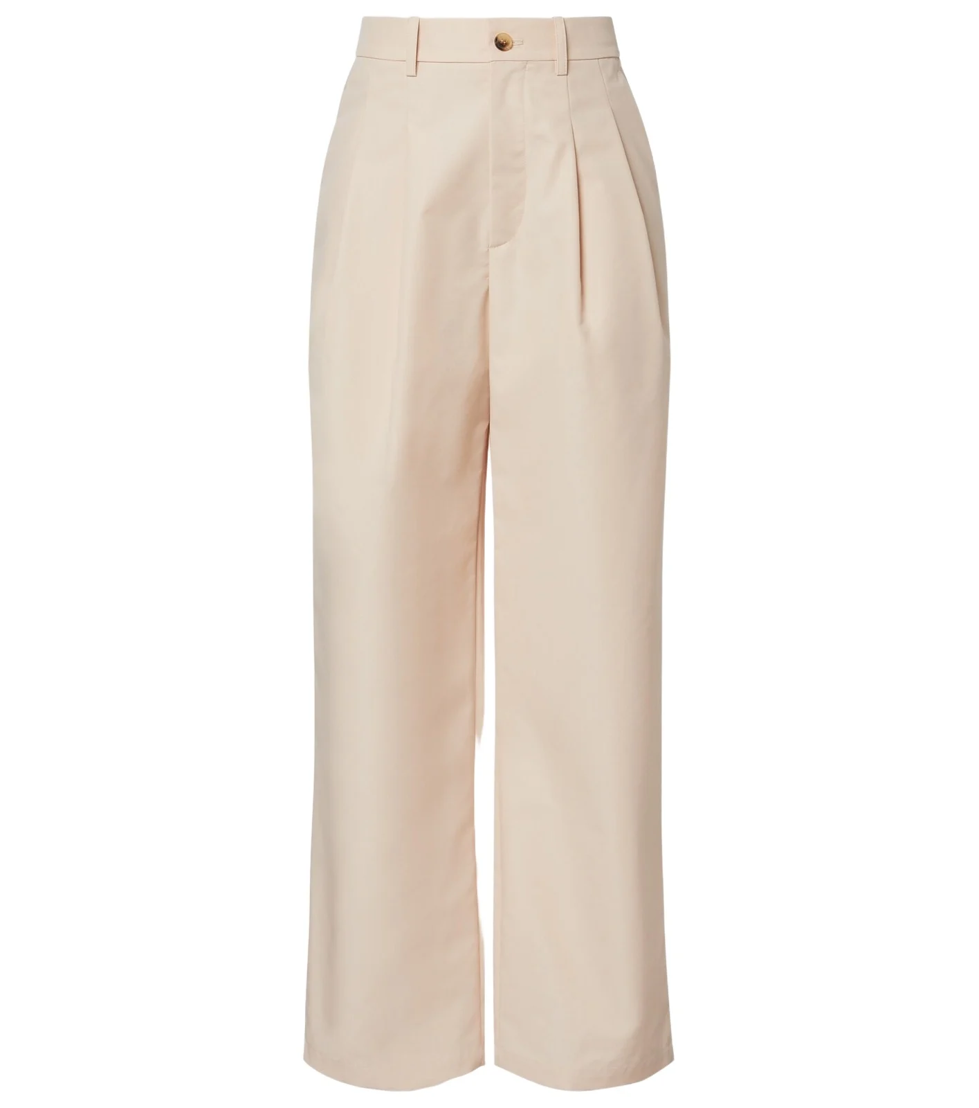 Wardrobe. NYC Pleated cotton-blend wide-leg pants Wardrobe. NYC Pleated cotton-blend wide-leg pants