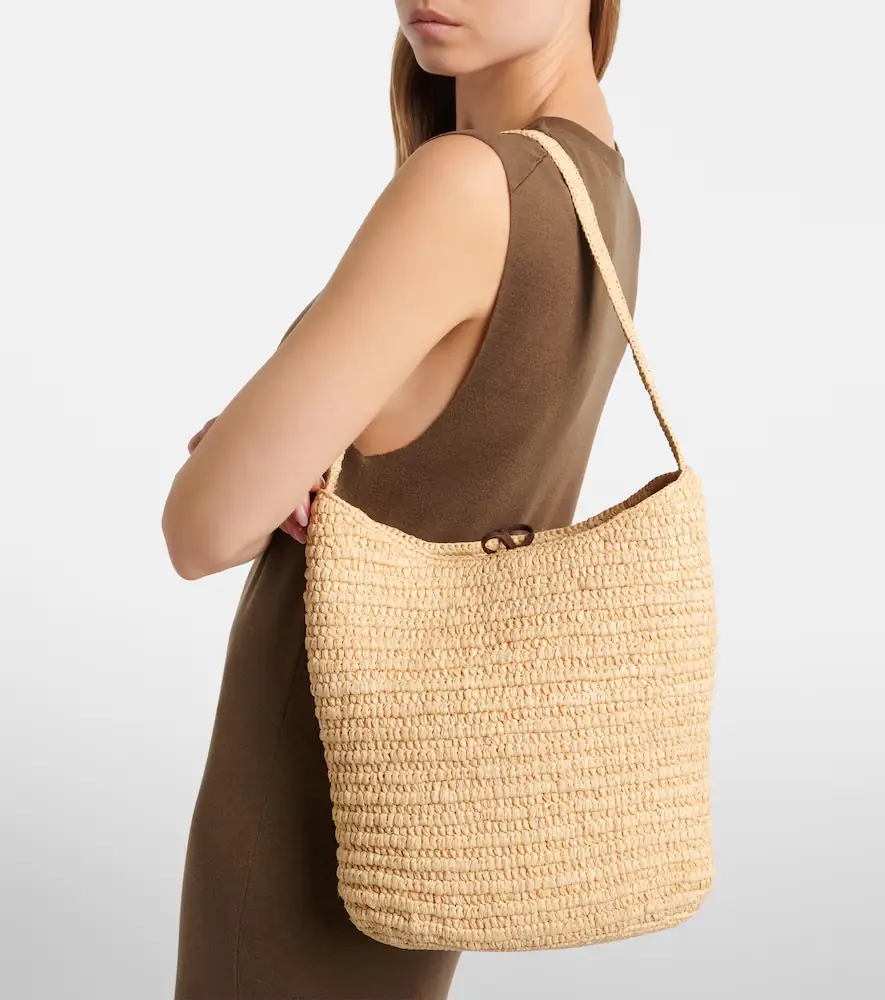 The Row Alma Medium raffia shoulder bag | Thumbnail 5