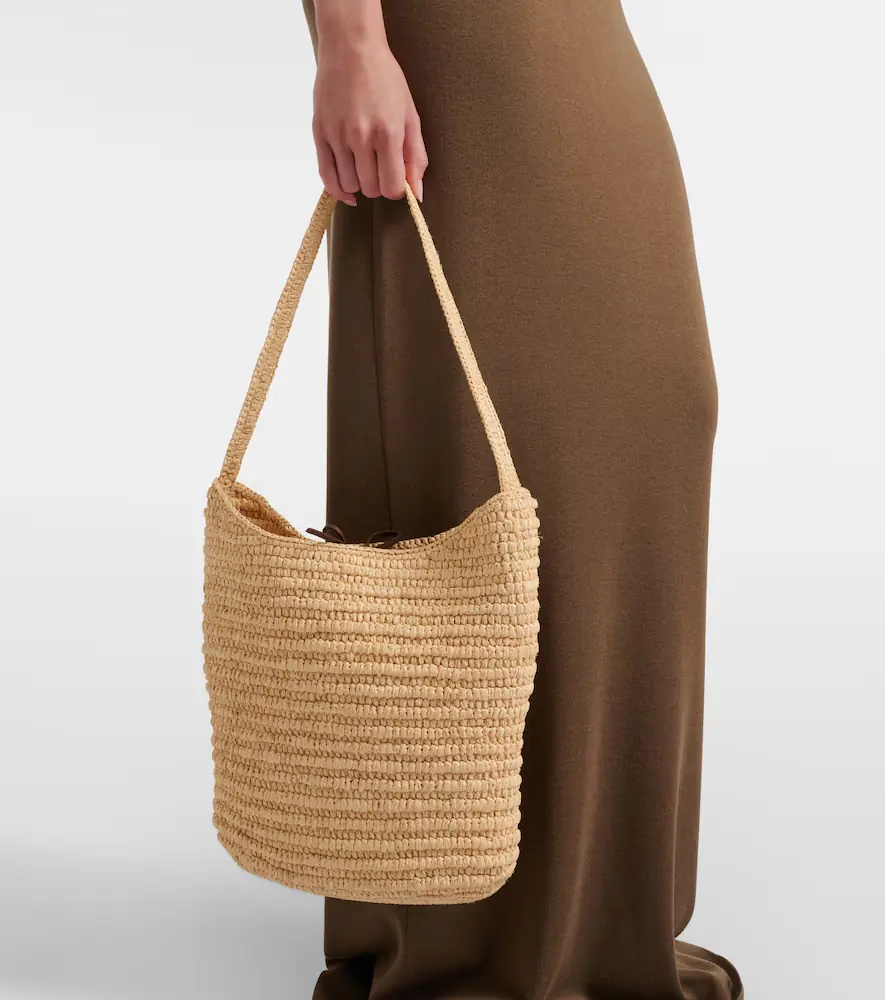 The Row Alma Medium raffia shoulder bag | Thumbnail 6