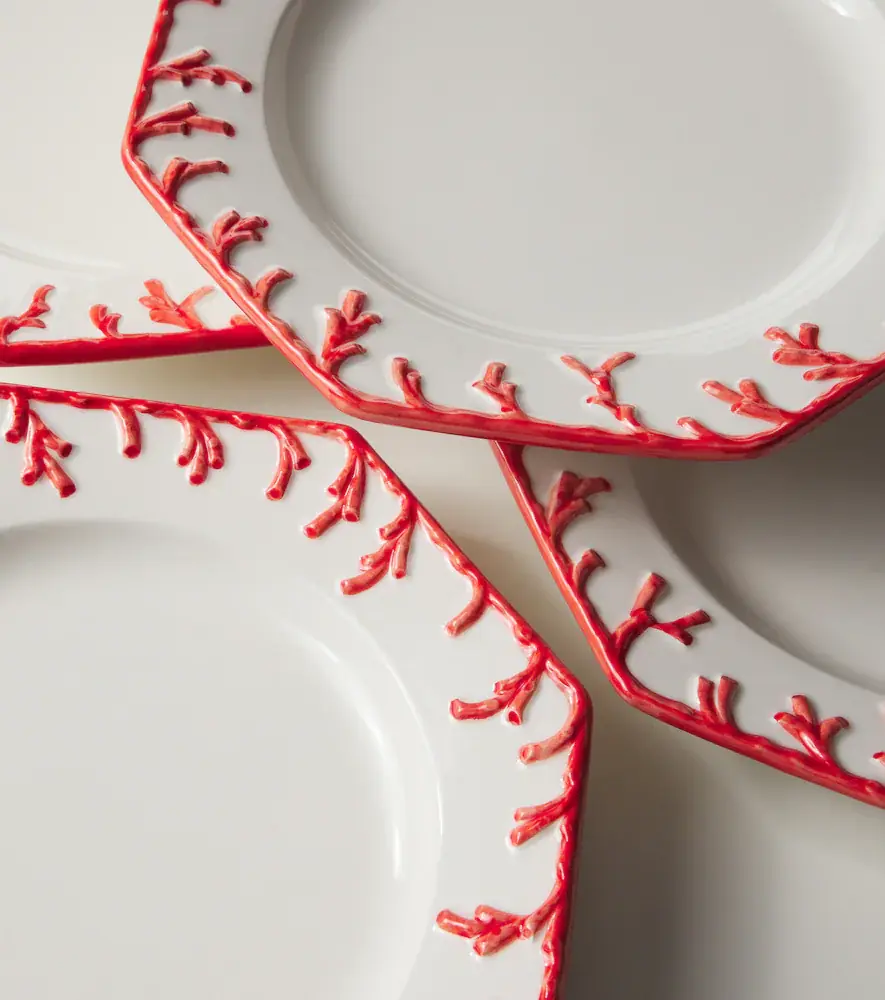 LES OTTOMANS Set of 4 ceramic dinner plates | Thumbnail 3