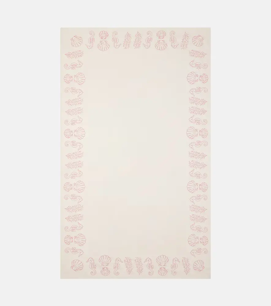 LES OTTOMANS Embroidered linen tablecloth | Thumbnail 2