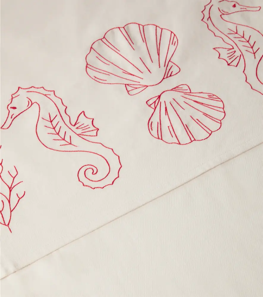LES OTTOMANS Embroidered linen tablecloth | Thumbnail 4