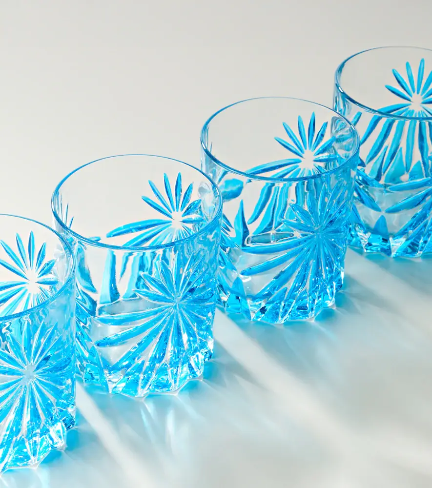 LES OTTOMANS Set of 4 crystal tumblers | Thumbnail 2