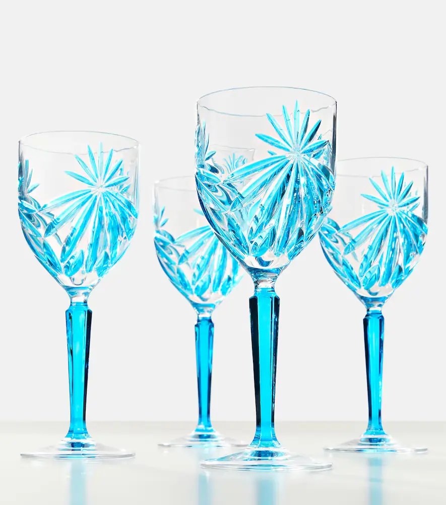 LES OTTOMANS Set of 4 crystal wine glasses | Thumbnail 3