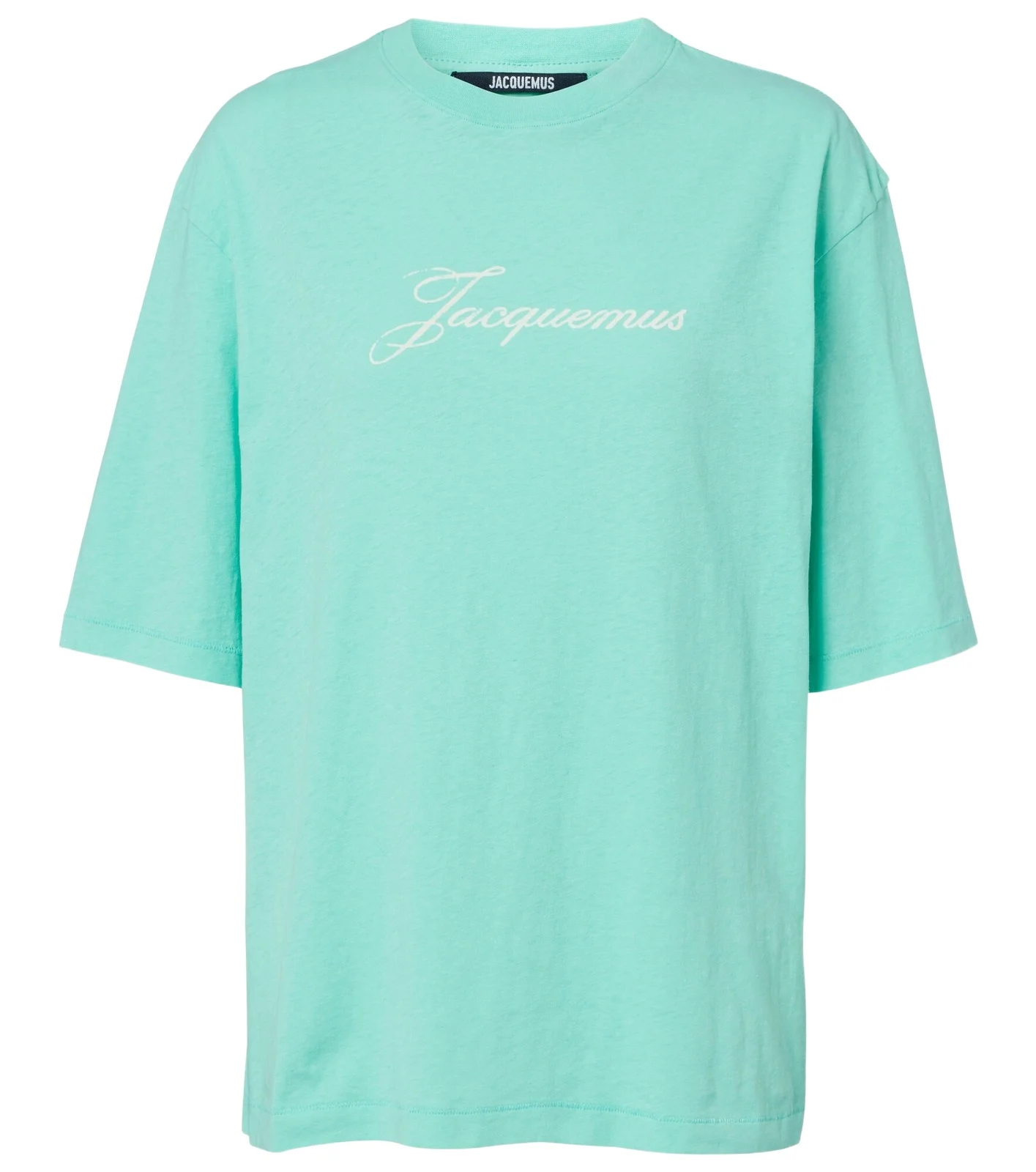 Jacquemus Logo cotton and hemp jersey T-shirt