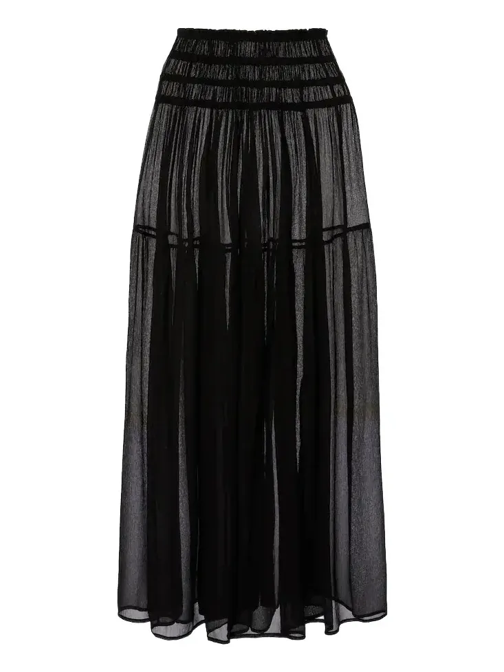 Irresistible silk chiffon maxi skirt Irresistible silk chiffon maxi skirt